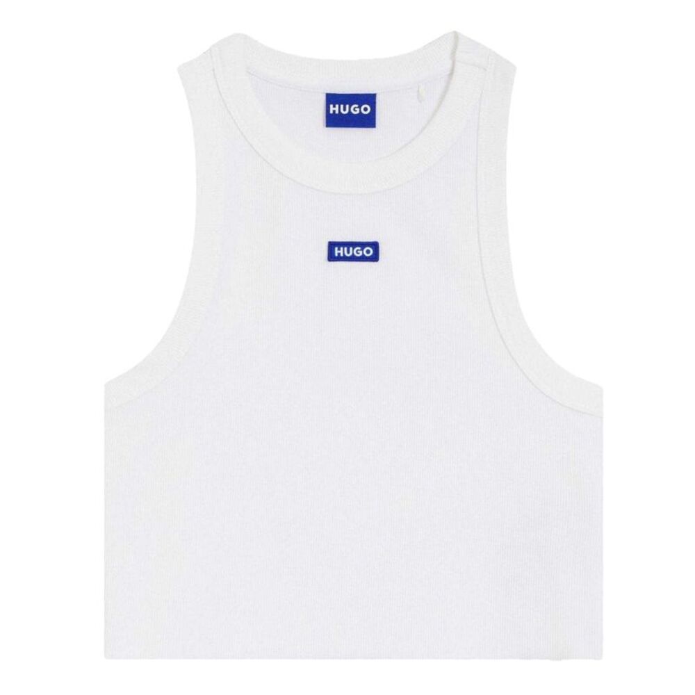 Hugo Womens/Ladies Baby Tank Top / White